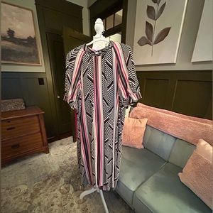 By Anthropologie midi dress M